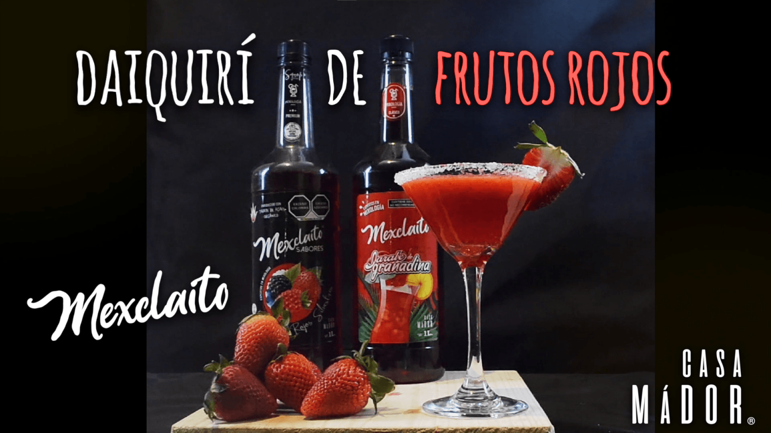 FRUTOS ROJOS SILVESTRES PREMIUM Y GRANADINA CLÁSICO - MEXCLAITO