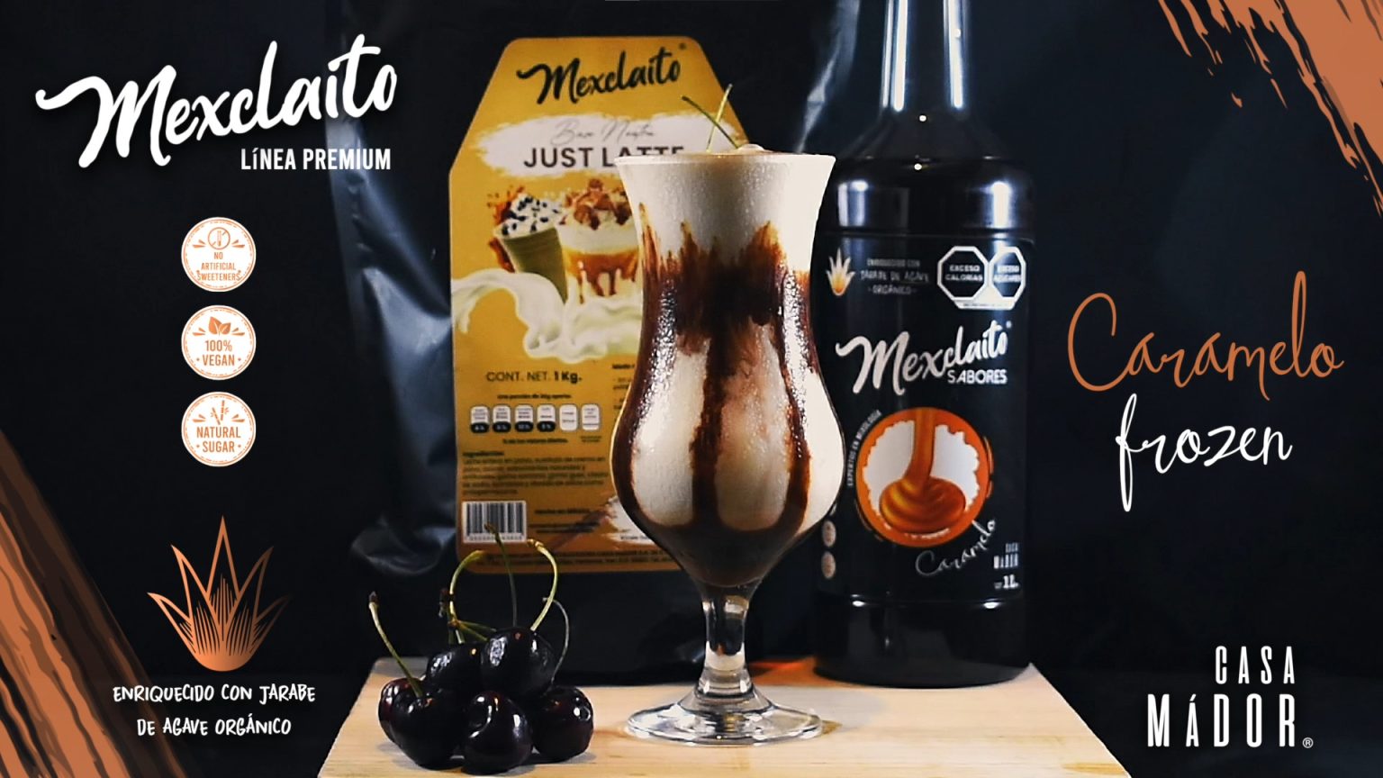 CARAMELO PREMIUM Y BASE NEUTRA JUST LATTE - MEXCLAITO