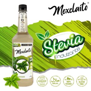 Mexclaito Xero 0% Azúcar Jarabe/Syrop Stevia 1 Litro 8 Pack - beneficios del producto