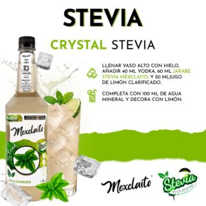Mexclaito Xero 0% Azúcar Jarabe/Syrop Stevia 1 Litro 8 Pack - receta sugerida
