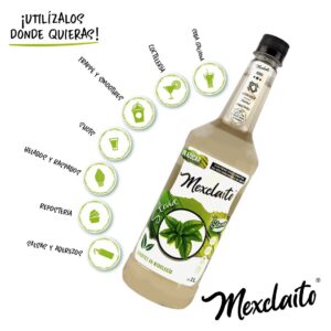 Mexclaito Xero 0% Azúcar Jarabe/Syrop Stevia 1 Litro 8 Pack - modo de uso