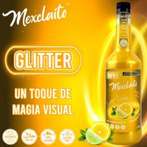 Mexclaito Glitter Jarabe/Syrop Sabor Lima - Limón 1 Litro 8 Pack - beneficios del producto