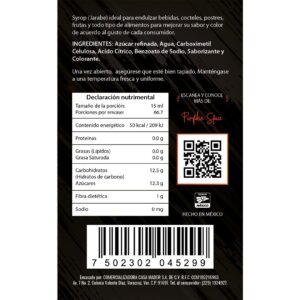 Mexclaito Premium Jarabe/Syrop sabor Pumpkin Spice 1 Litro